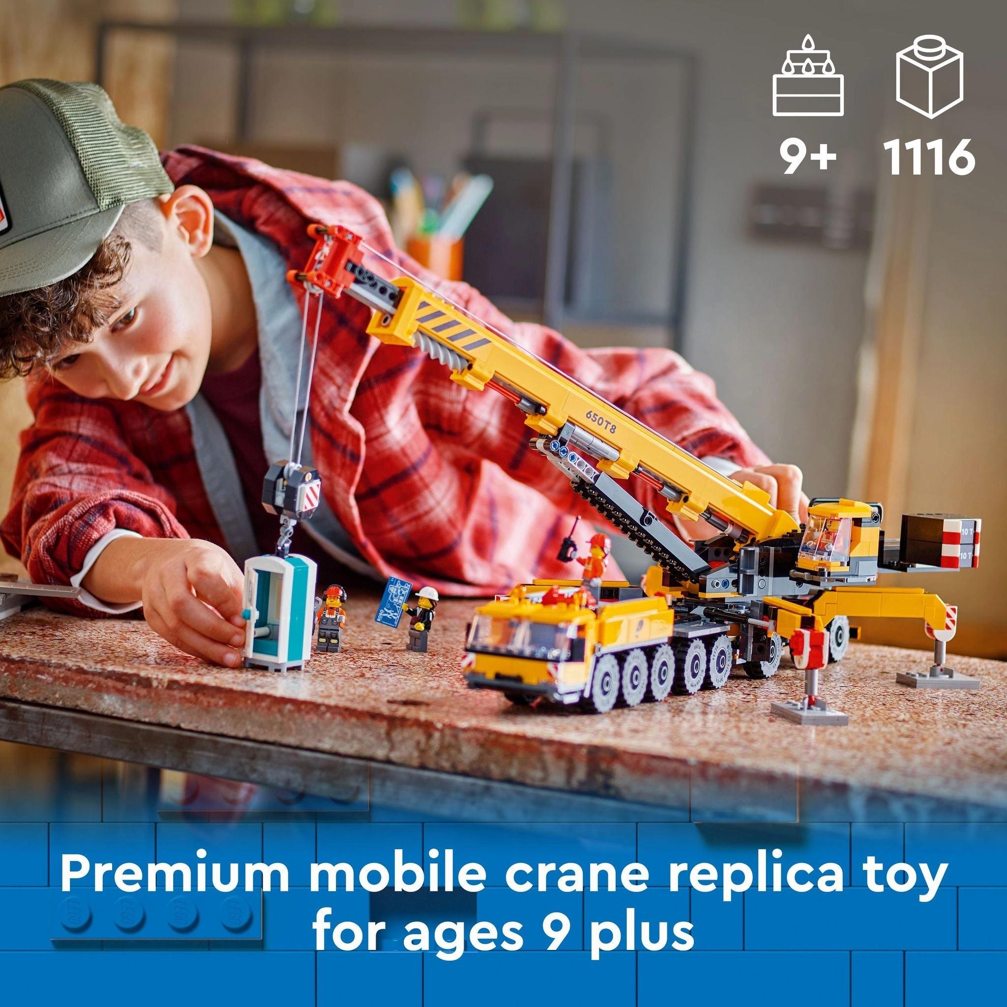 LEGO 60409 City Yellow Mobile Construction Crane