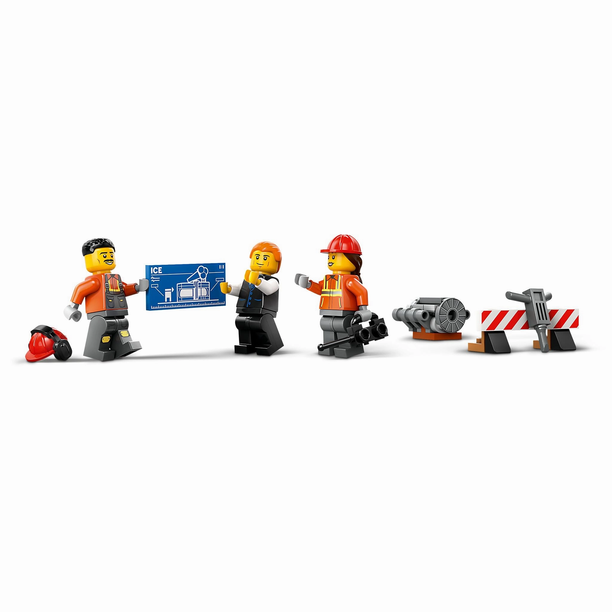 LEGO 60420 City Yellow Construction Excavator