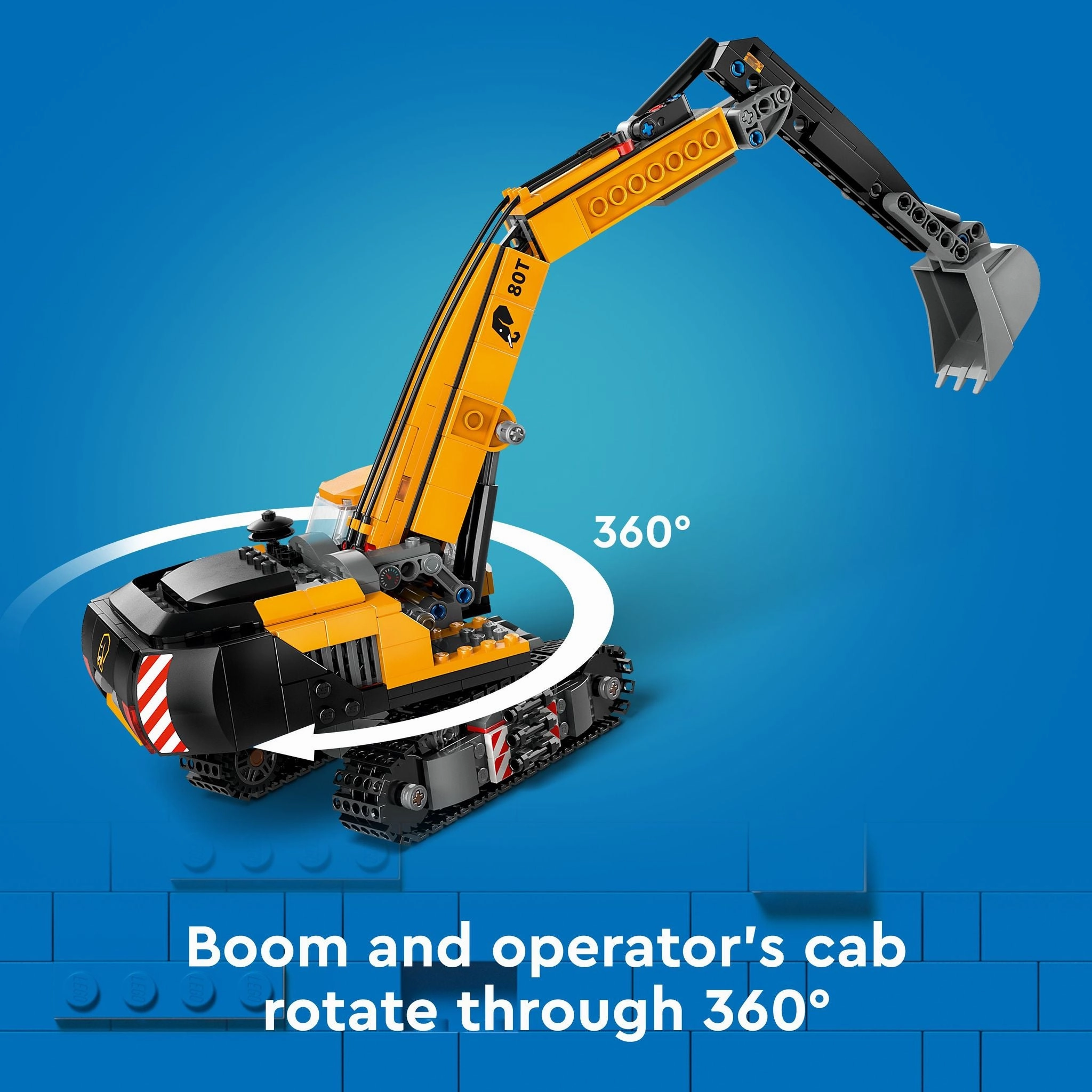 LEGO 60420 City Yellow Construction Excavator