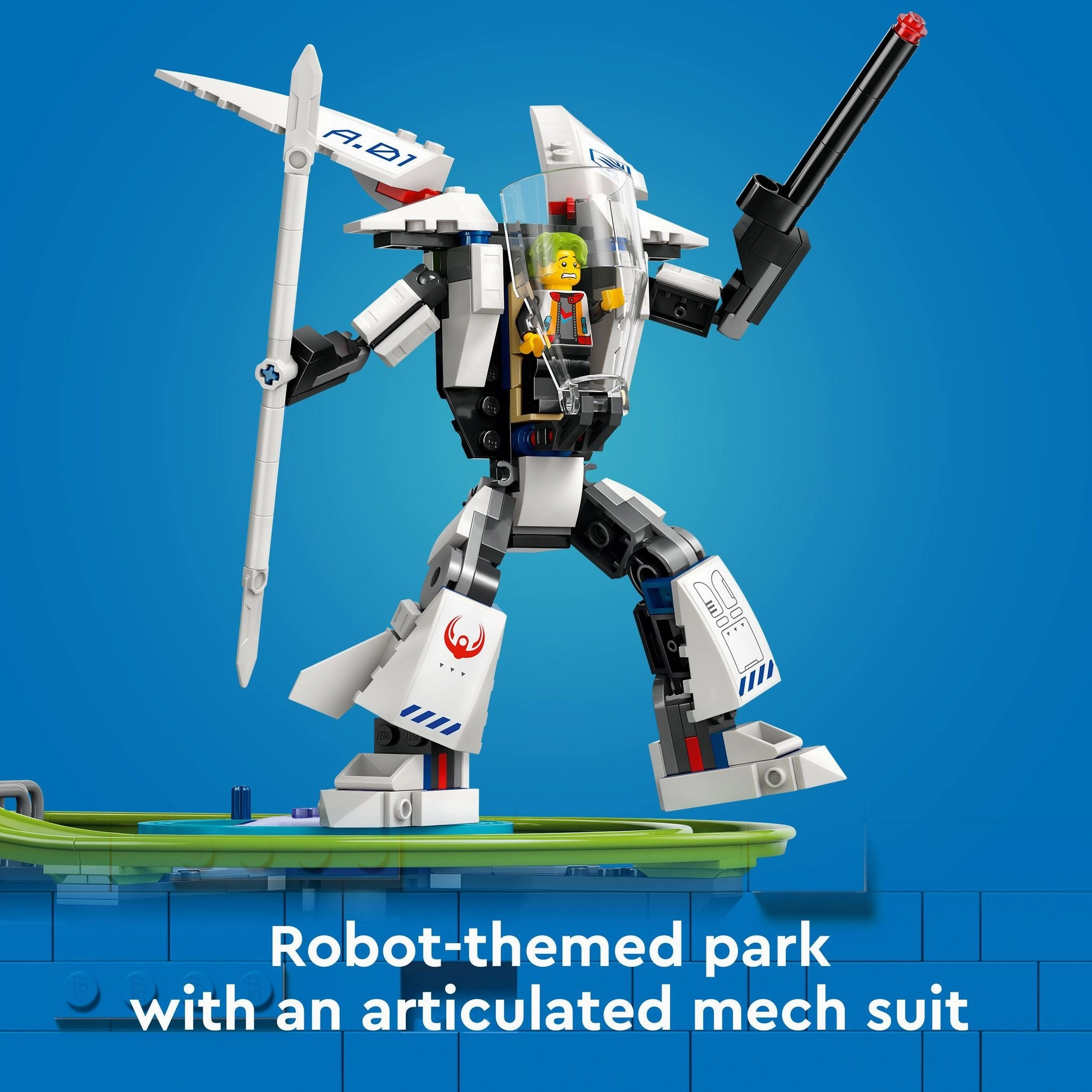 LEGO 60421 City Robot World Roller-Coaster Park
