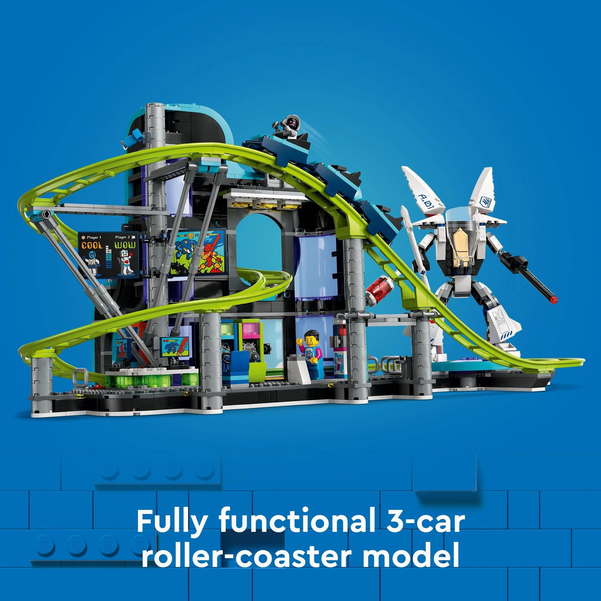 LEGO 60421 City Robot World Roller-Coaster Park