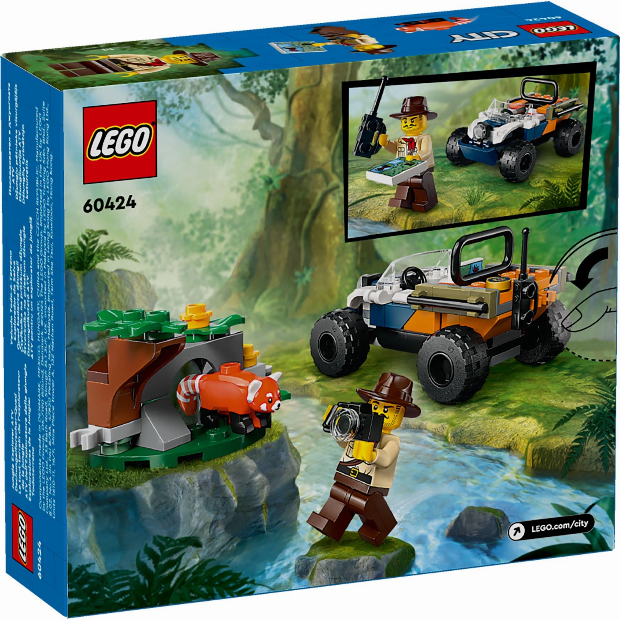 LEGO 60424 City Jungle Explorer Atv Red Panda Mission