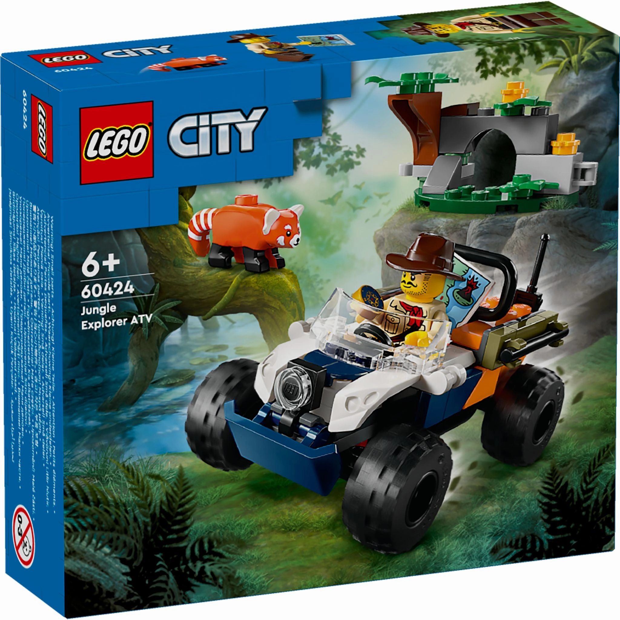 LEGO 60424 City Jungle Explorer Atv Red Panda Mission