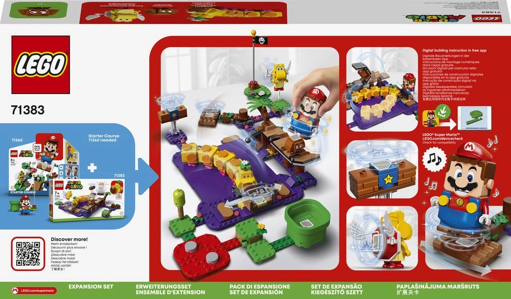 LEGO 71383 Super Mario Wiggler's Poison Swamp Expansion Set