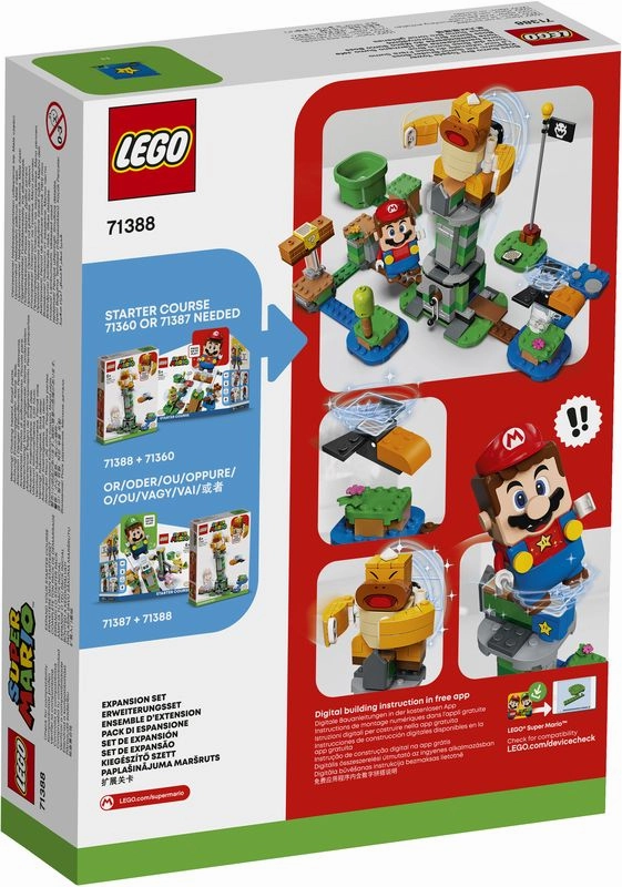 LEGO 71388 Super Mario Boss Sumo Bro Topple Tower Expansion Set