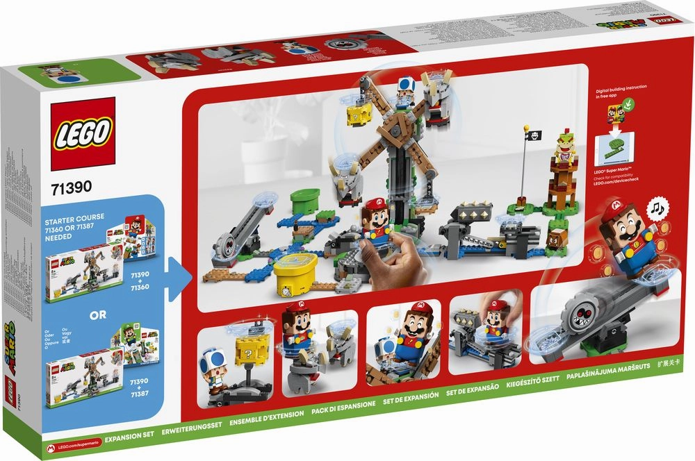 LEGO 71390 Super Mario Reznor Knockdown Expansion Set