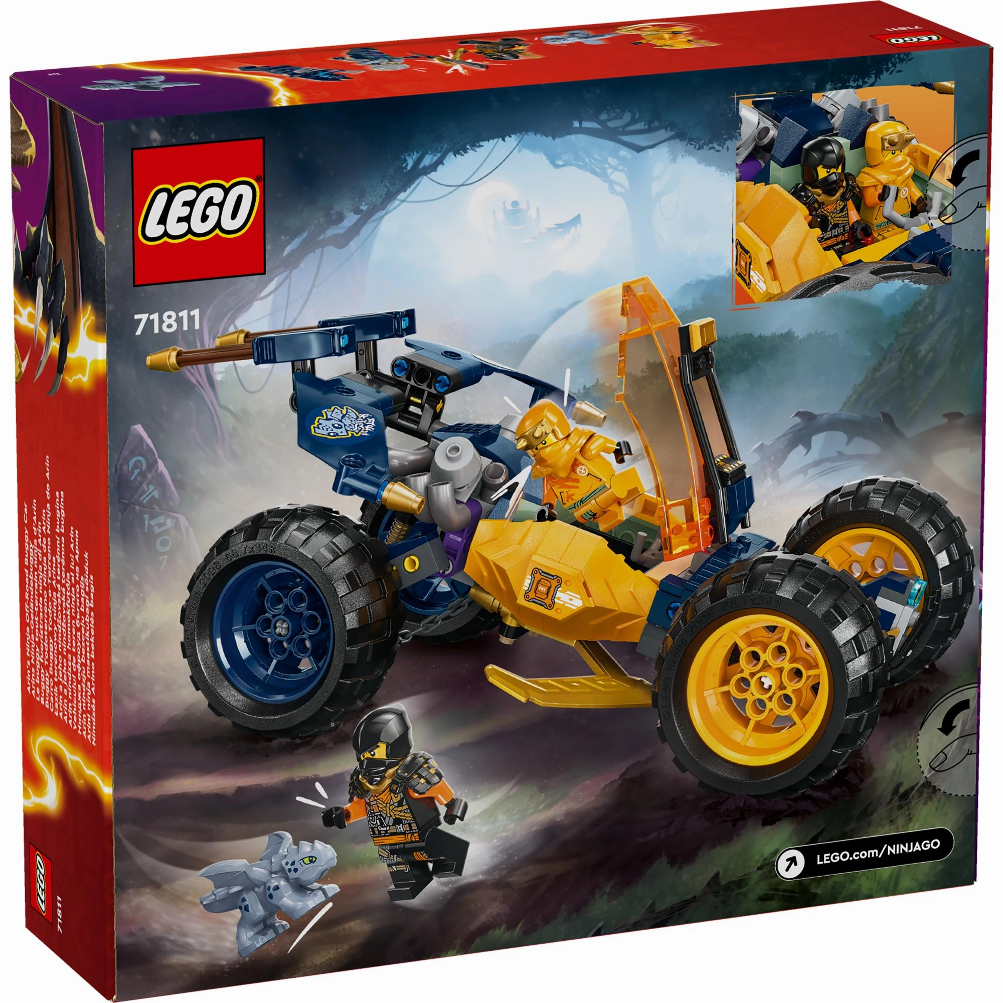 LEGO 71811 NINJAGO Arin's Ninja Off-Road Buggy Car