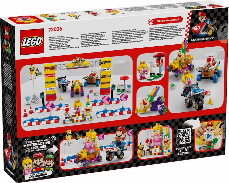 LEGO 72036 Super Mario Mario Kart  Baby Peach & Grand Prix Set
