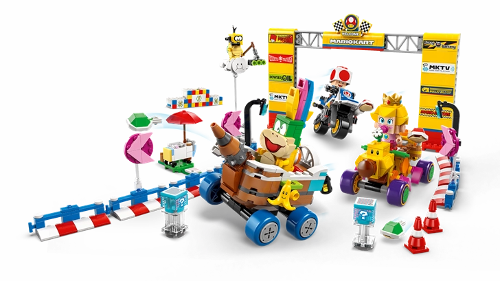 LEGO 72036 Super Mario Mario Kart  Baby Peach & Grand Prix Set