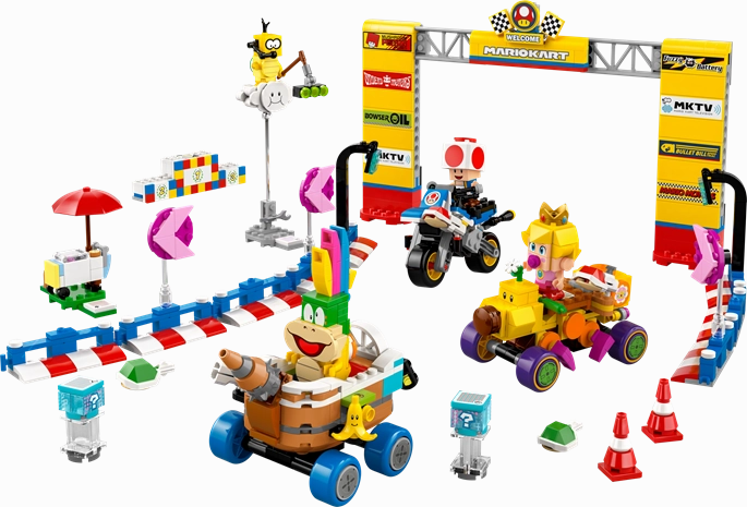 LEGO 72036 Super Mario Mario Kart  Baby Peach & Grand Prix Set