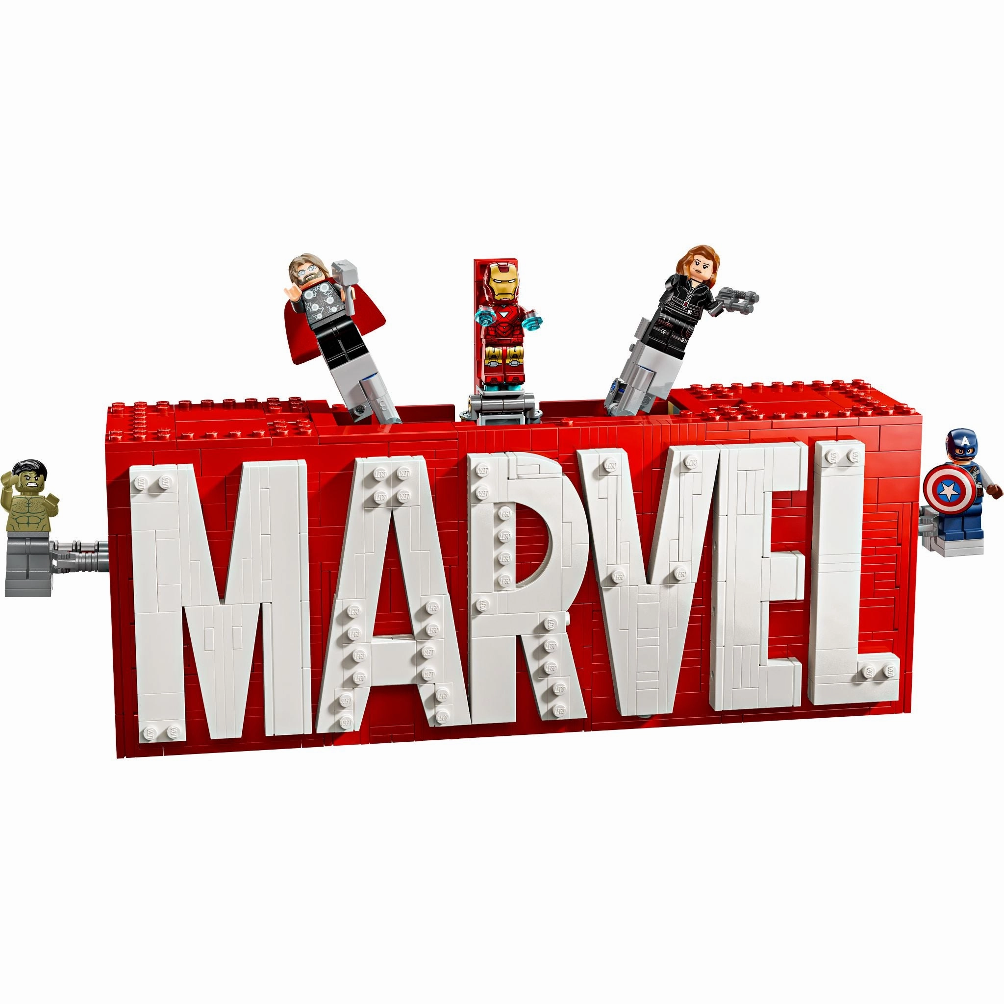 LEGO 76313 Marvel Super Heroes MARVEL Logo & Minifigures