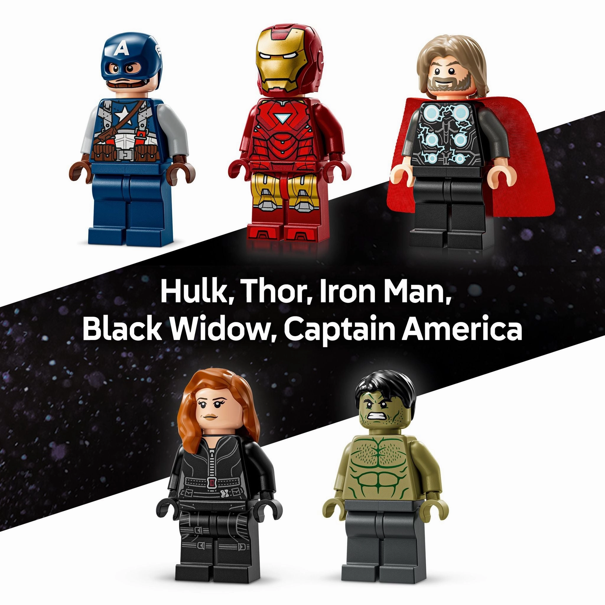 LEGO 76313 Marvel Super Heroes MARVEL Logo & Minifigures