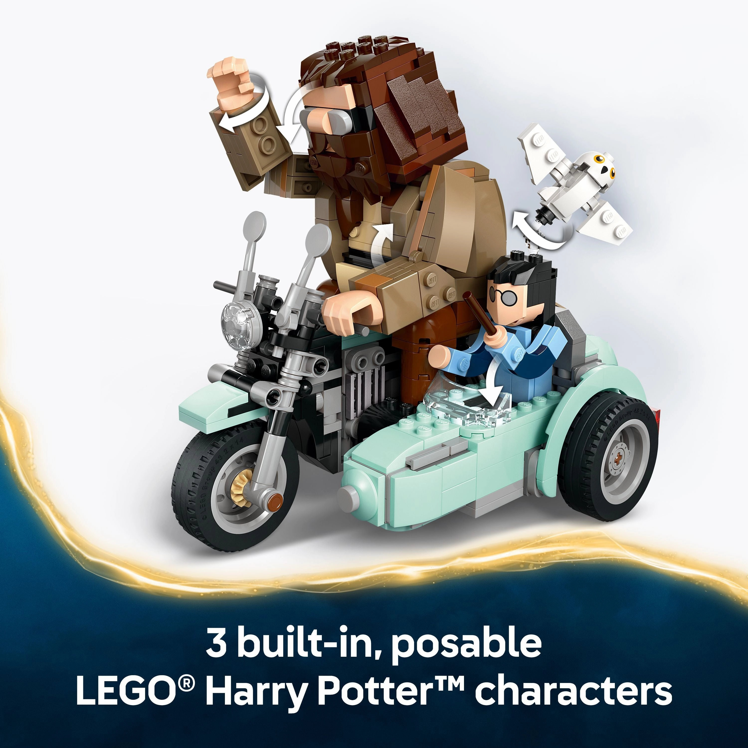 LEGO 76443 Harry Potter Hagrid & Harrys Motorcycle Ride
