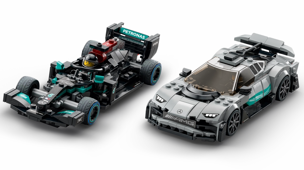 LEGO 76909 Speed Champions Mercedes-Amg F1 W12 E Performance & Mercedes-Amg Project One