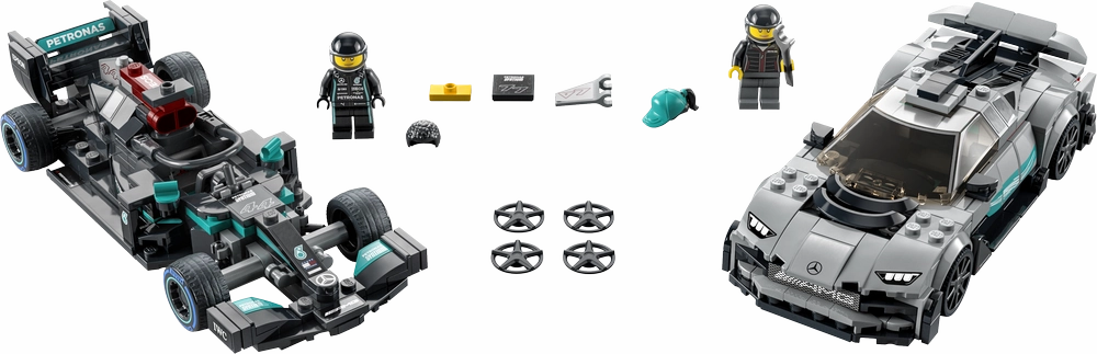 LEGO 76909 Speed Champions Mercedes-Amg F1 W12 E Performance & Mercedes-Amg Project One