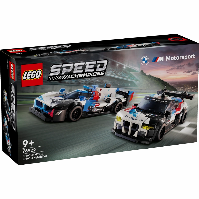 LEGO 76922 Speed Champions BMW M4 GT3 BMW M Hybrid V8 Race Cars