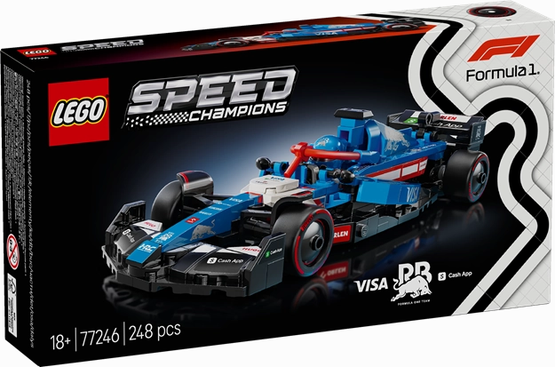 LEGO 77246 Speed Champions Visa Cash App RB VCARB 01 F1 Race Car