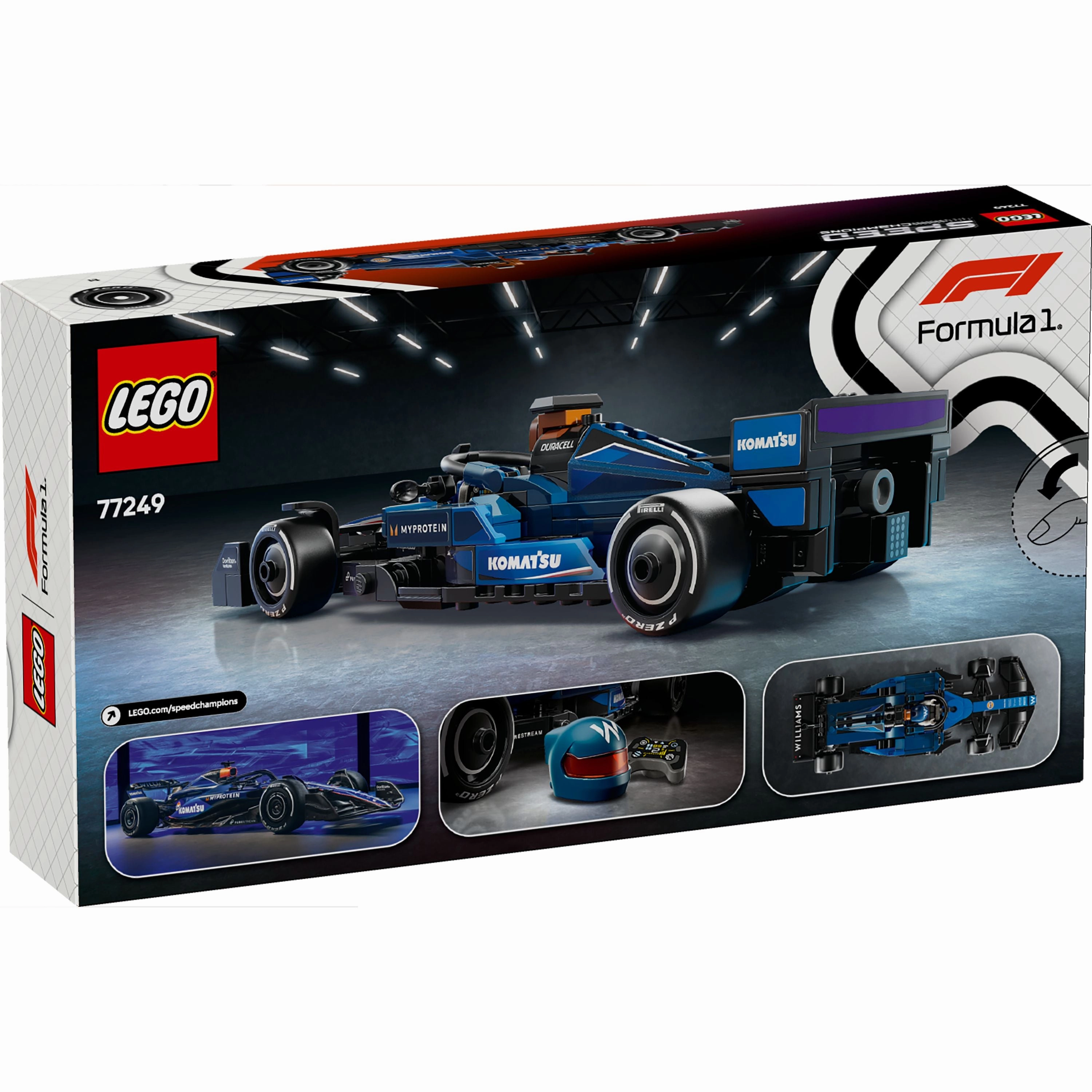 LEGO 77249 Speed Champions Williams Racing FW46 F1 Race Car