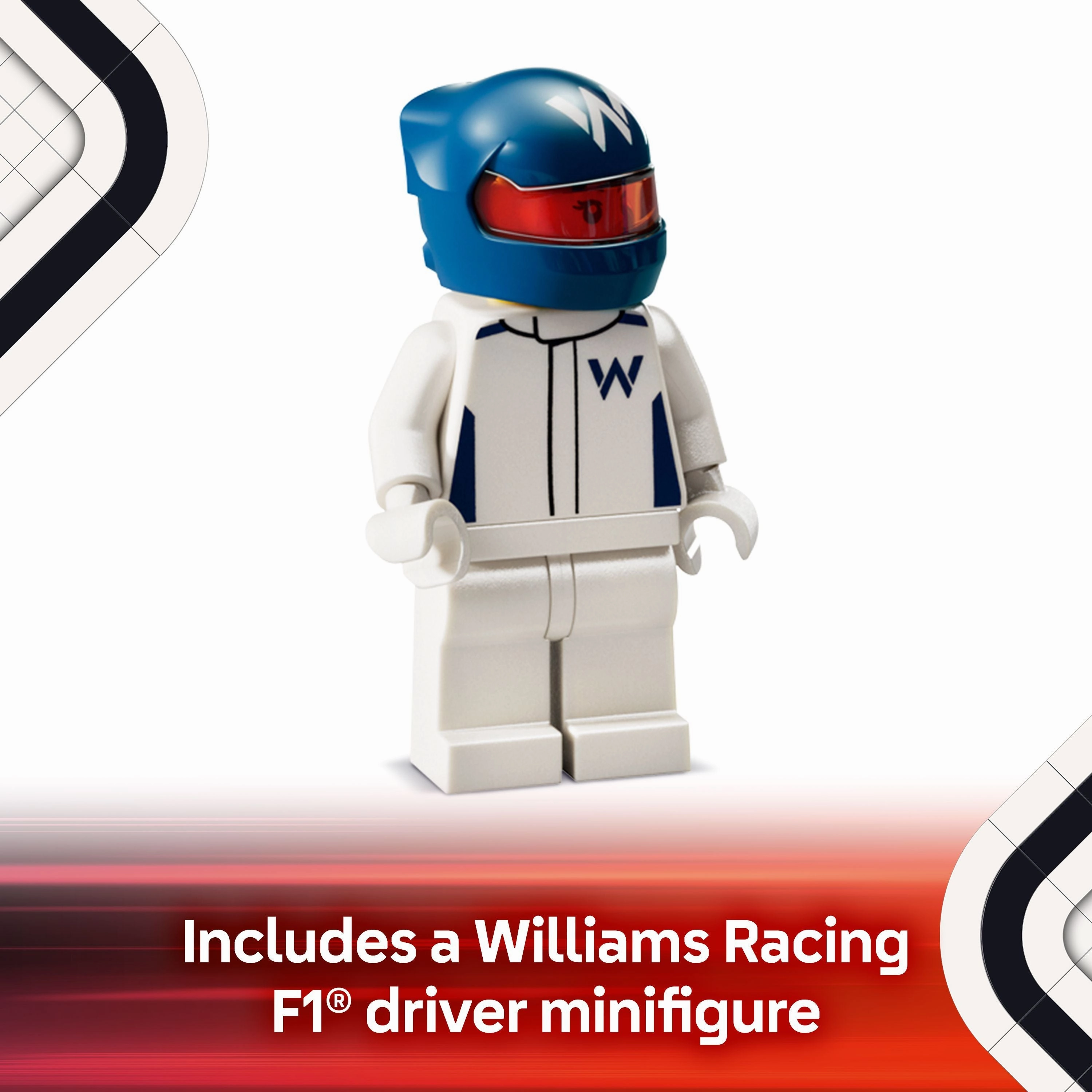 LEGO 77249 Speed Champions Williams Racing FW46 F1 Race Car
