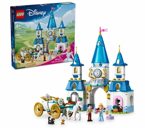 LEGO | Disney Princess Cinderella's 596-Piece Castle & Horse Carriage Building Set