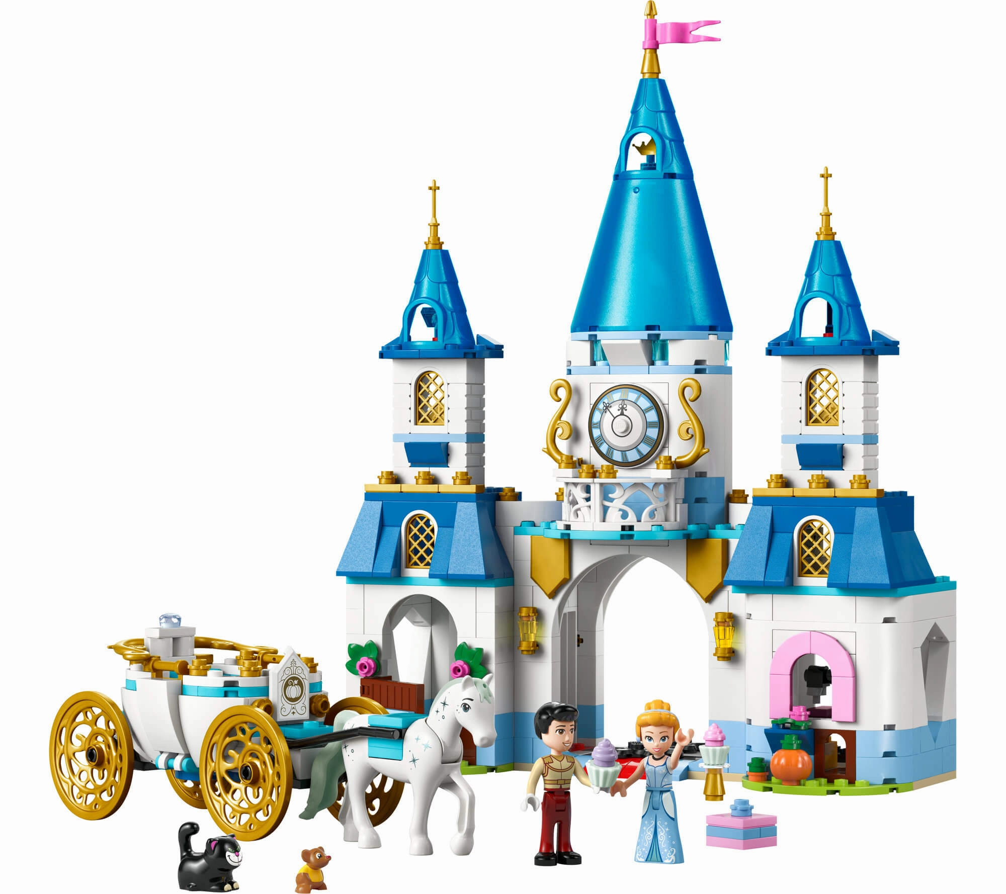 LEGO | Disney Princess Cinderella's 596-Piece Castle & Horse Carriage Building Set