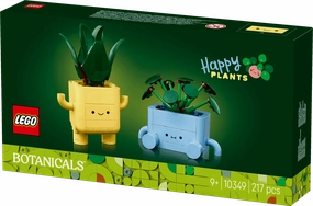 Lego Botanicals 10349 Happy Plants Toy Building Kit for Ages 9 and Up