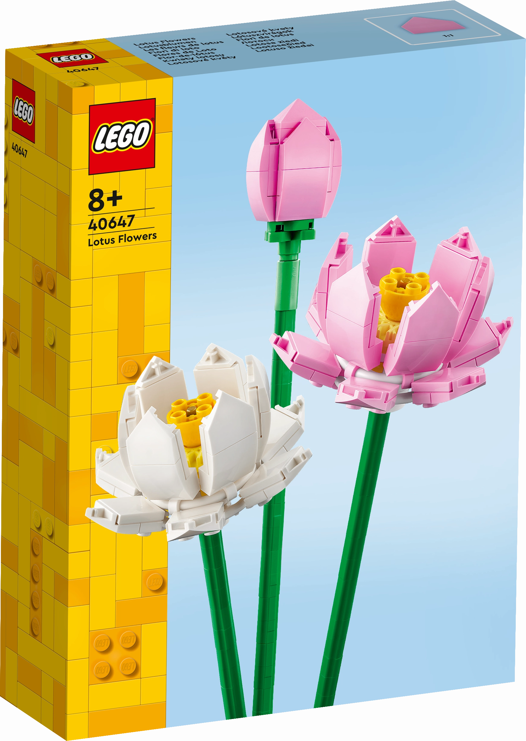 Lego Botanicals 40647 Lotus Flowers Building Toy Gift for Ages 8 & Up