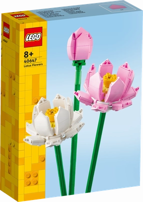 Lego Botanicals 40647 Lotus Flowers Building Toy Gift for Ages 8 & Up