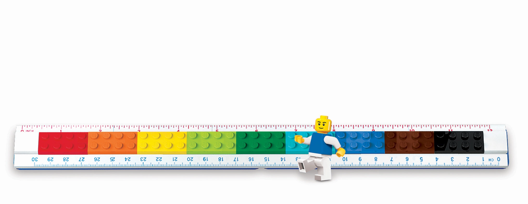 LEGO Buildable Ruler With Minifigure