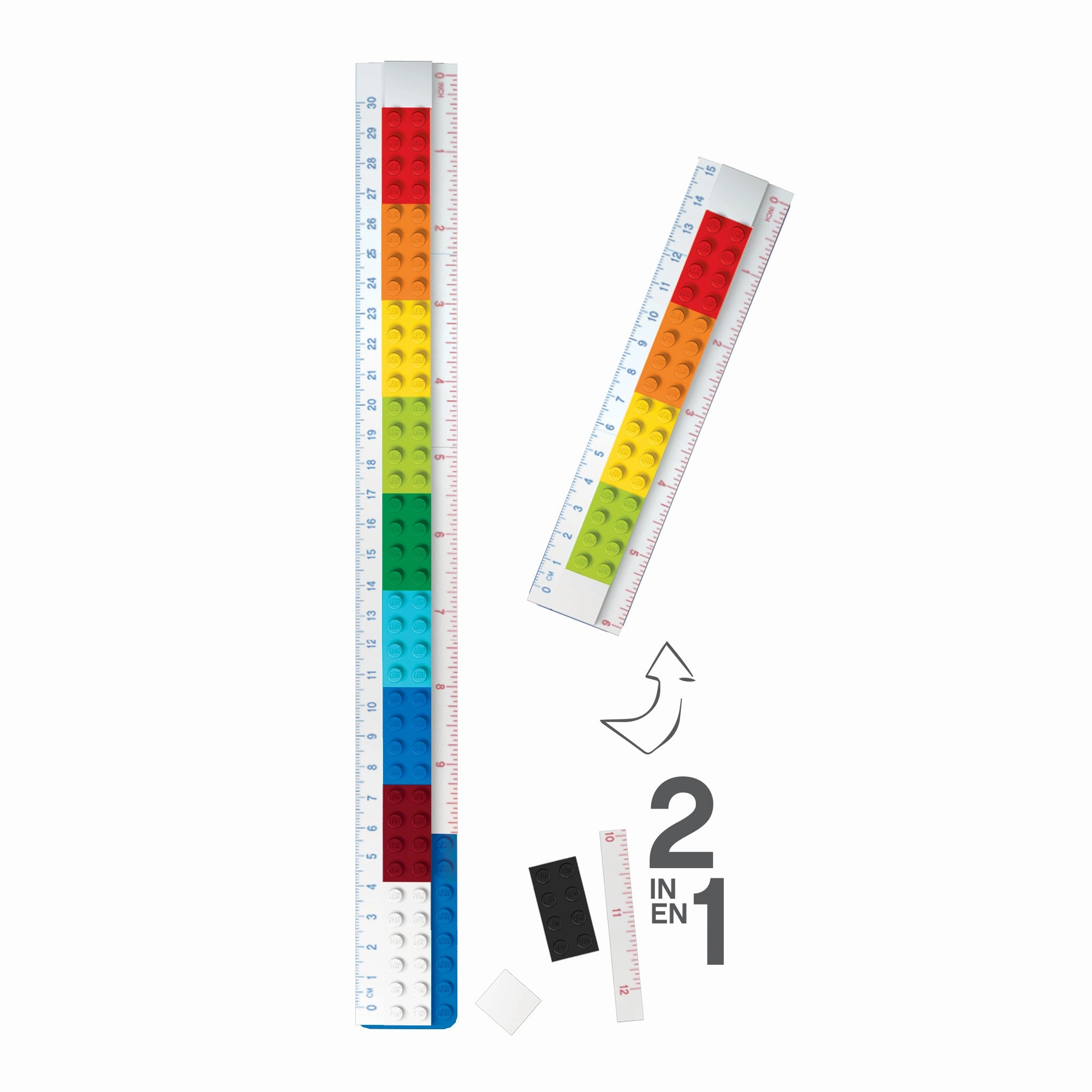 LEGO Buildable Ruler With Minifigure