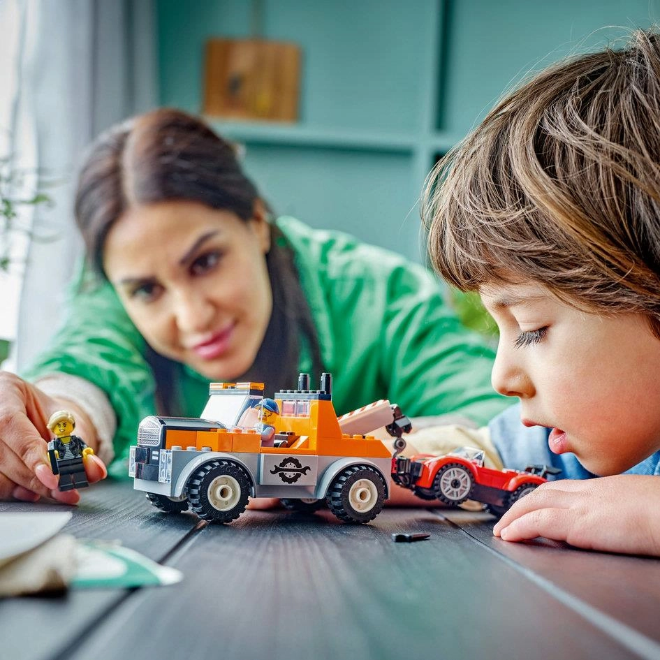 Lego City 60435 Tow Truck & Sports Car Repair Playset for Ages 4 & Up