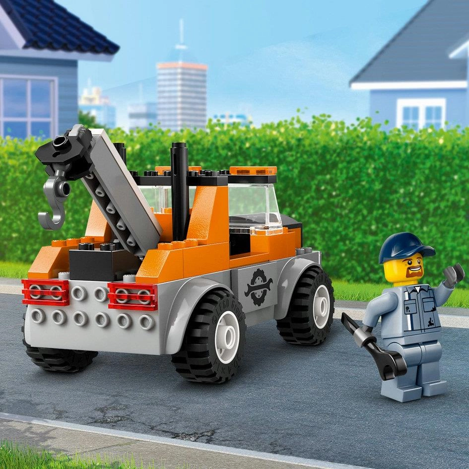 Lego City 60435 Tow Truck & Sports Car Repair Playset for Ages 4 & Up