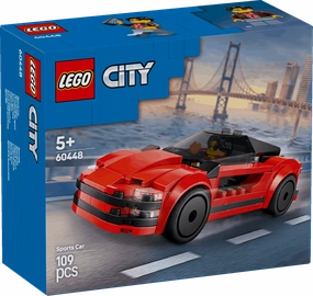 Lego City 60448 Red Sports Car Buildable Toy Playset for Ages 5 and Up