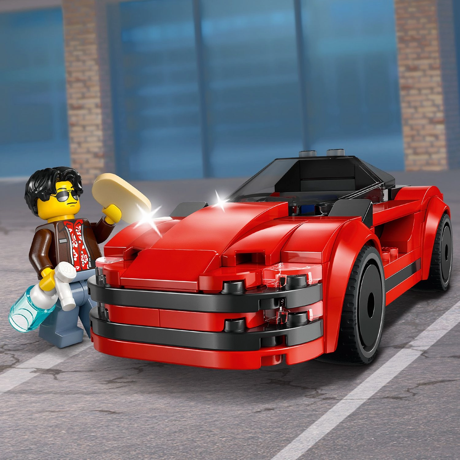 Lego City 60448 Red Sports Car Buildable Toy Playset for Ages 5 and Up