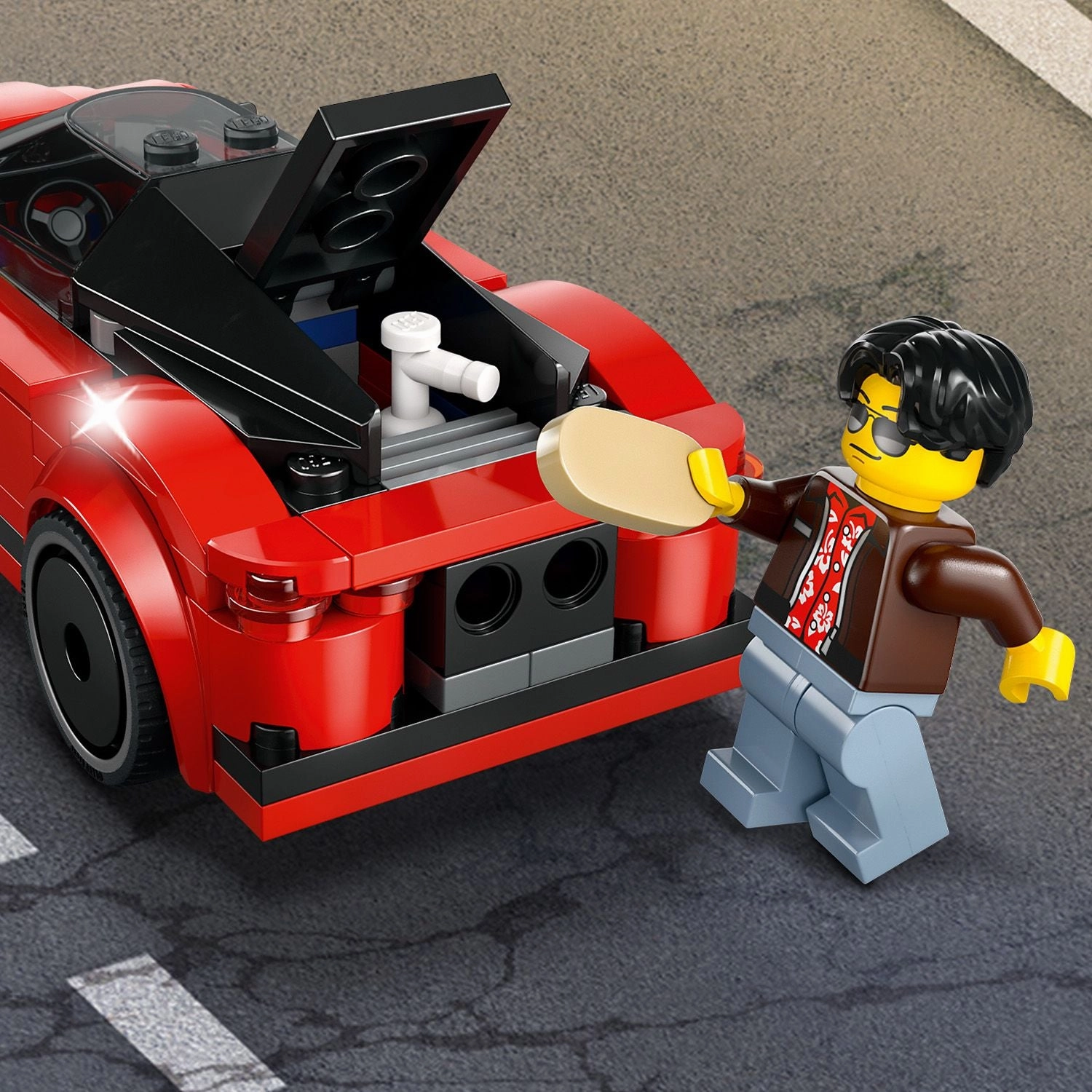 Lego City 60448 Red Sports Car Buildable Toy Playset for Ages 5 and Up