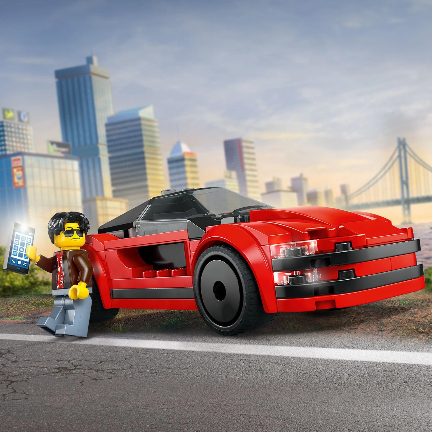 Lego City 60448 Red Sports Car Buildable Toy Playset for Ages 5 and Up