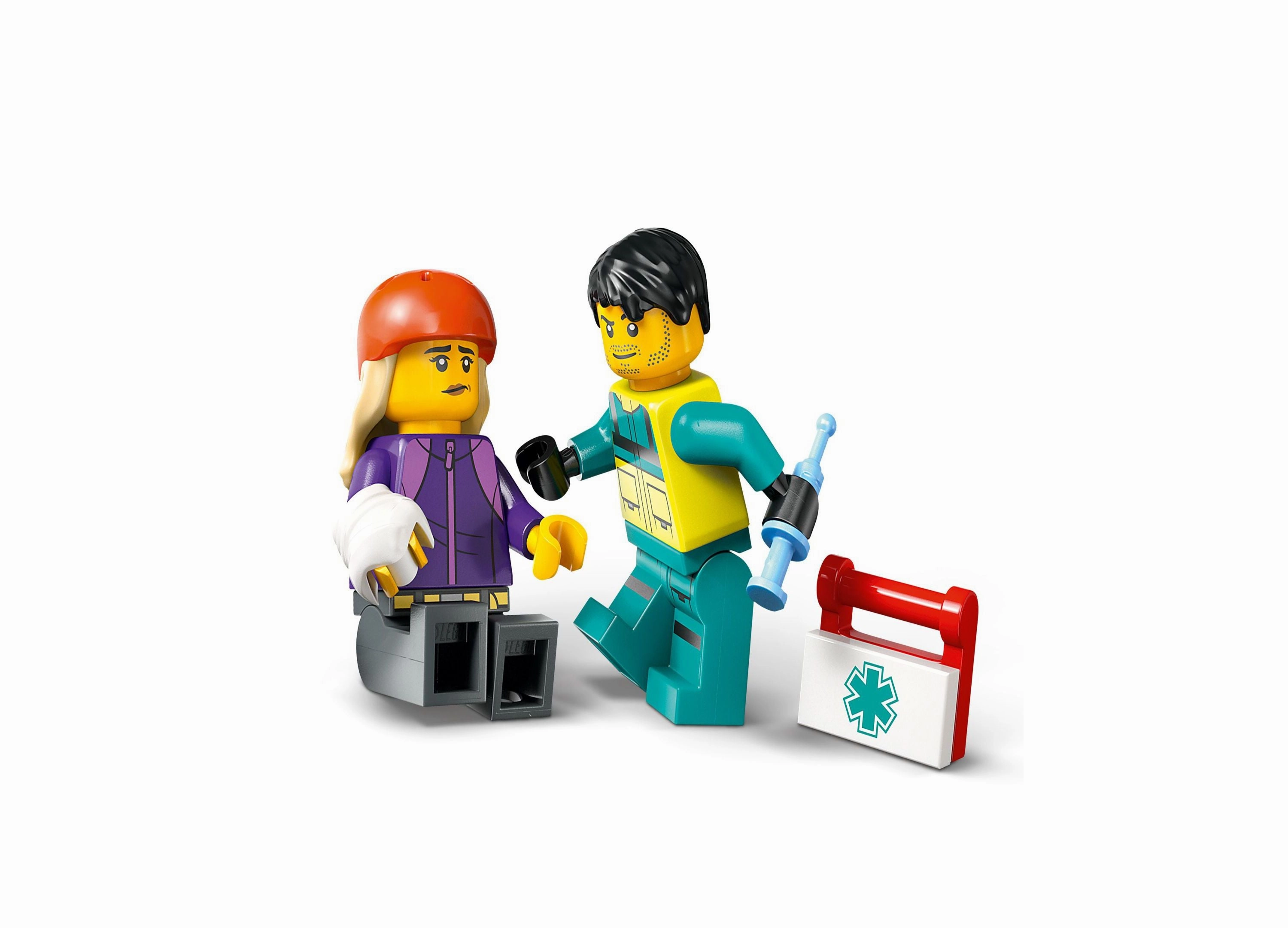 LEGO City Emergency Ambulance 184-Piece Building Toy 60451