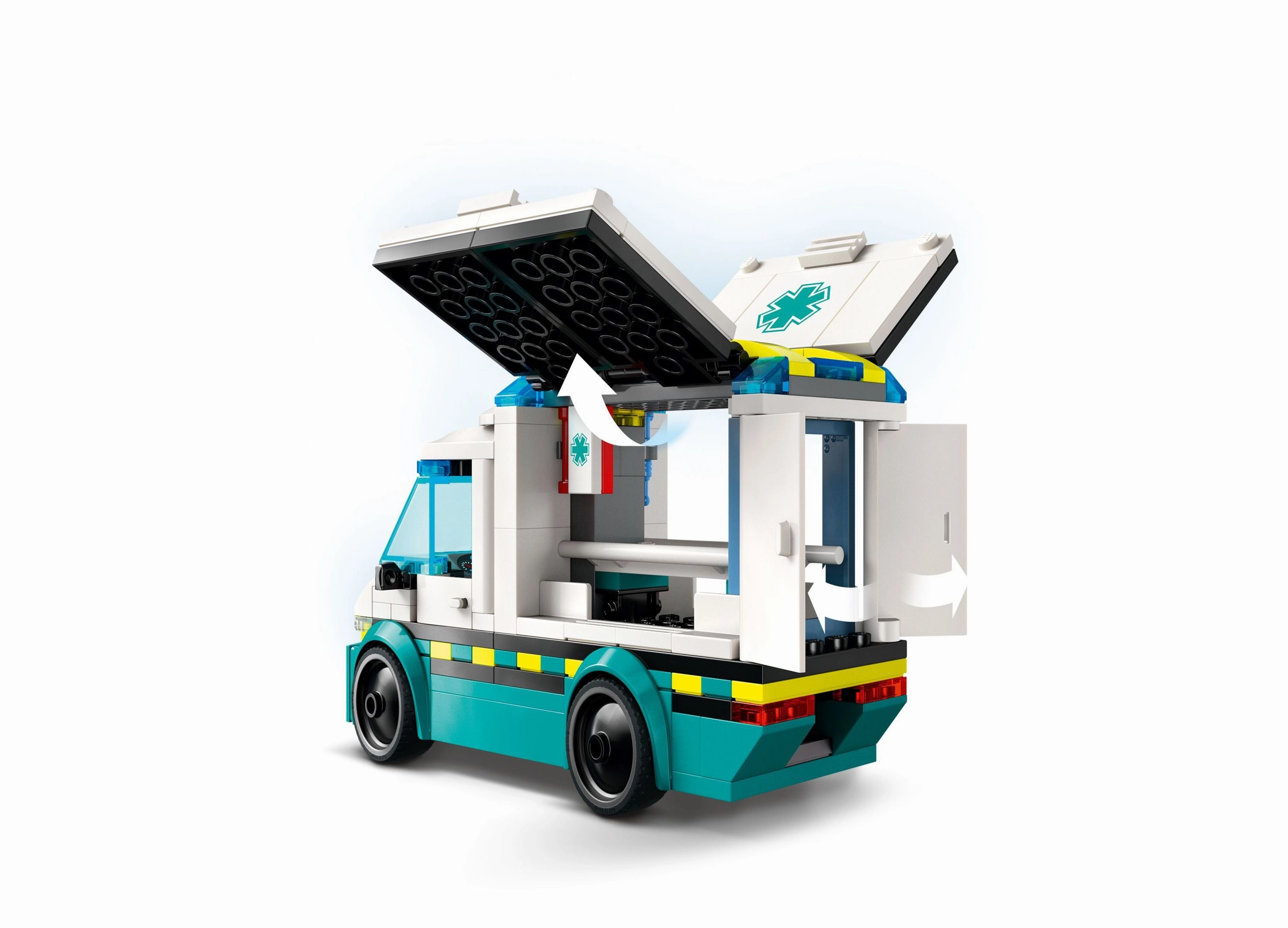 LEGO City Emergency Ambulance 184-Piece Building Toy 60451