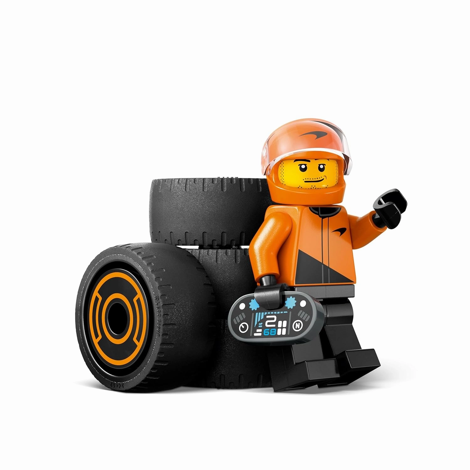 LEGO City F1 Driver with McLaren Race Car Mini Vehicle Building Kit For Ages 6 