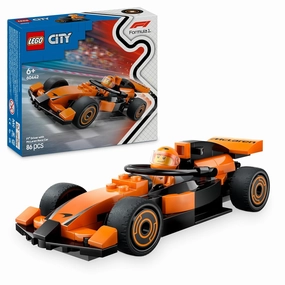 LEGO City F1 Driver with McLaren Race Car Mini Vehicle Building Kit For Ages 6 