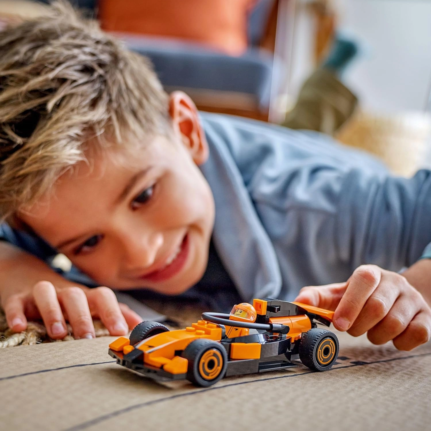 LEGO City F1 Driver with McLaren Race Car Mini Vehicle Building Kit For Ages 6 
