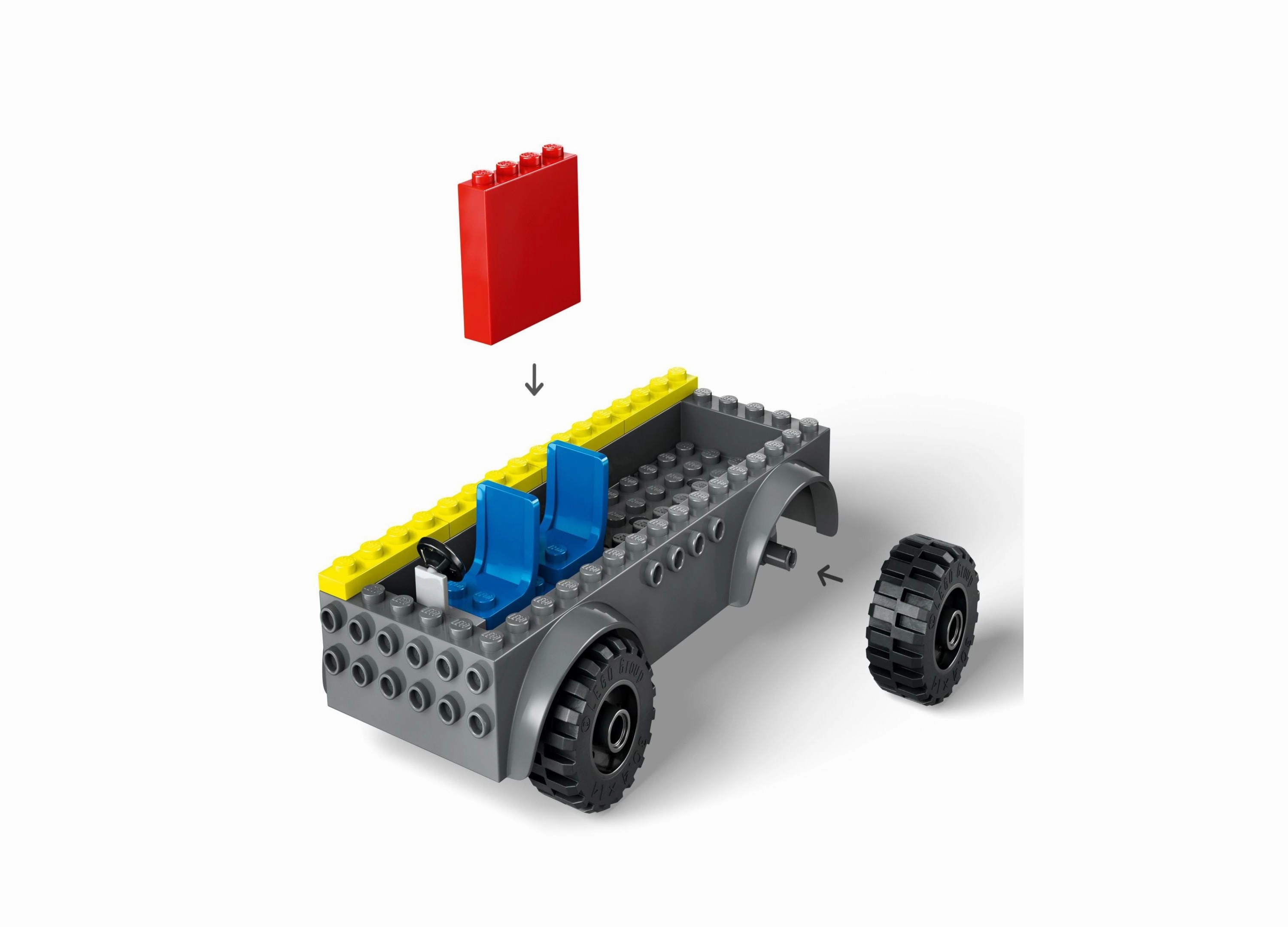 LEGO City Fire Ladder Truck Building Set 60463 - 82 Pieces
