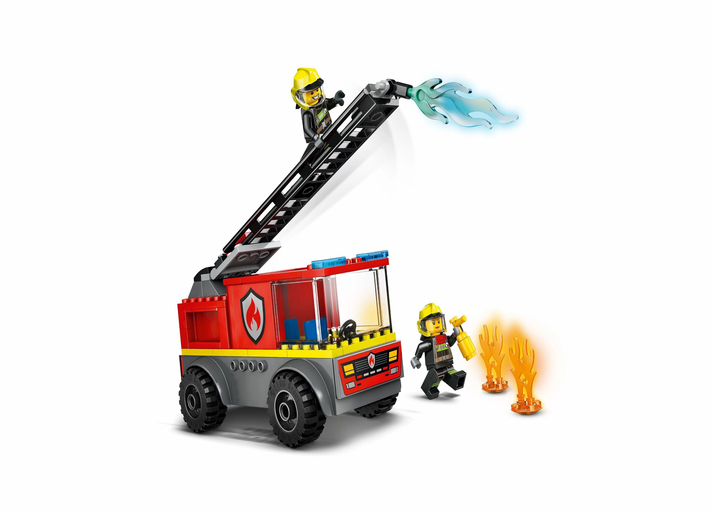 LEGO City Fire Ladder Truck Building Set 60463 - 82 Pieces