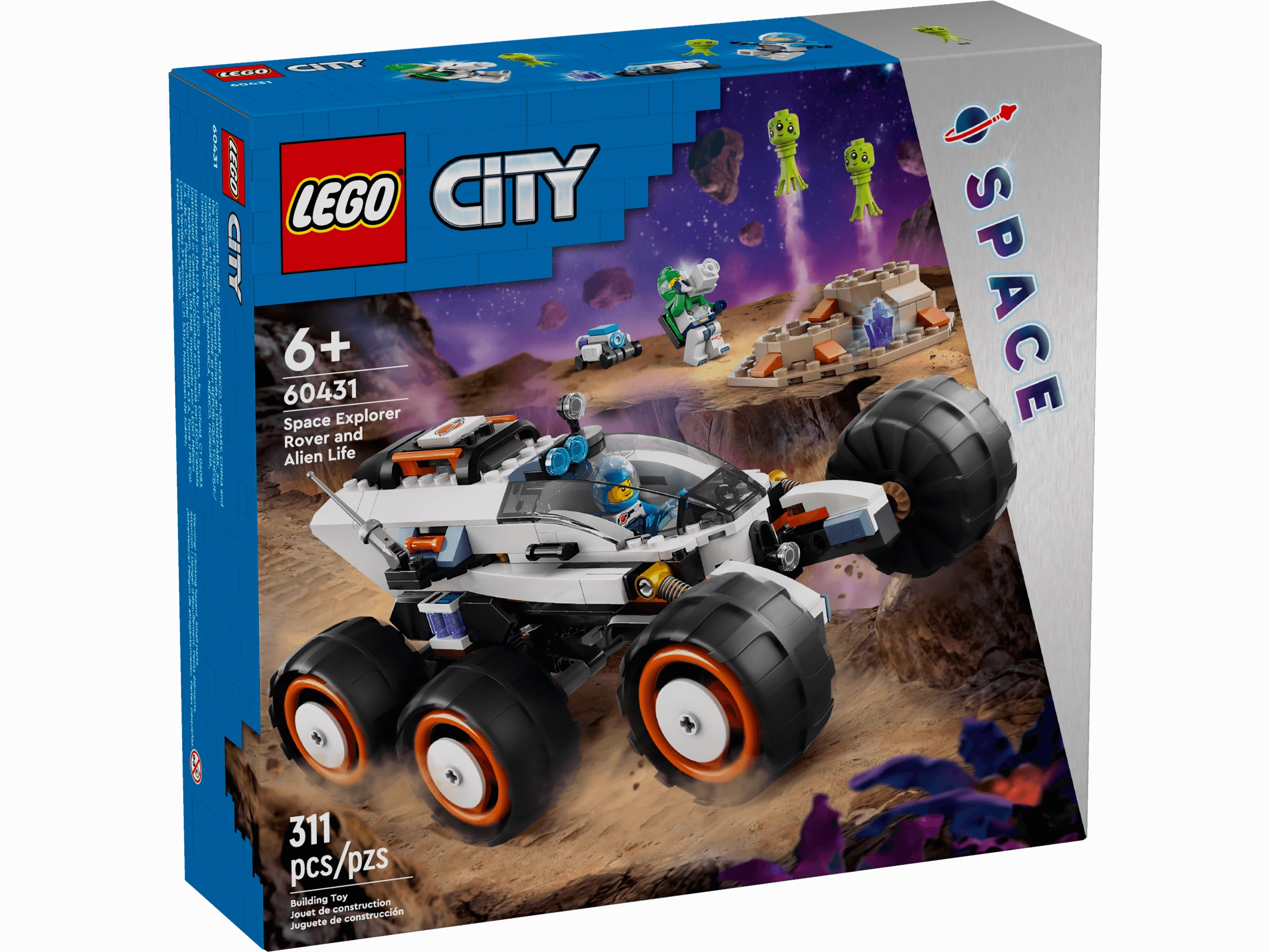 LEGO City Space Explorer Rover and Alien Life 60431