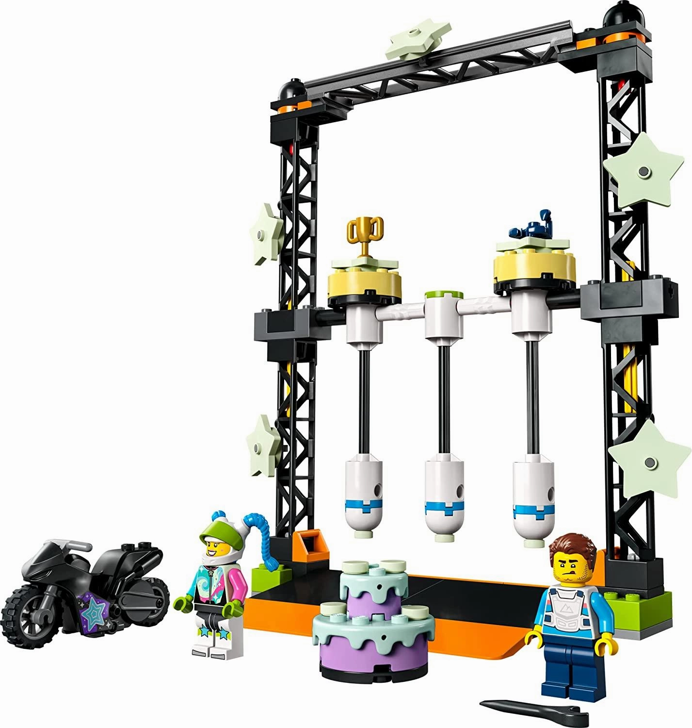 LEGO City Stunz The Knockdown Stunt Challenge Building Kit for Ages 5 
