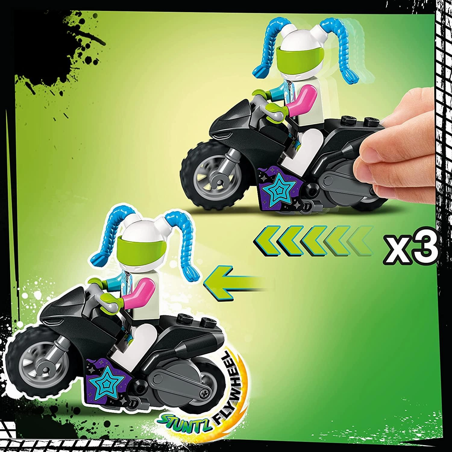 LEGO City Stunz The Knockdown Stunt Challenge Building Kit for Ages 5 
