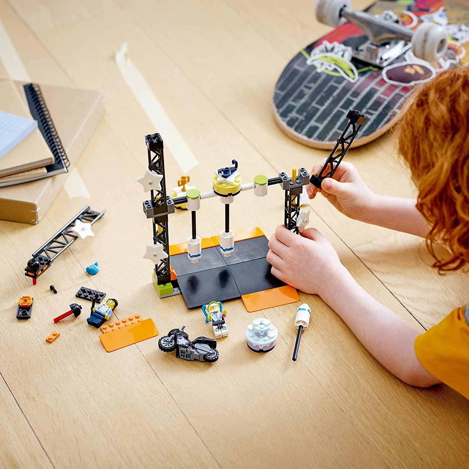 LEGO City Stunz The Knockdown Stunt Challenge Building Kit for Ages 5 