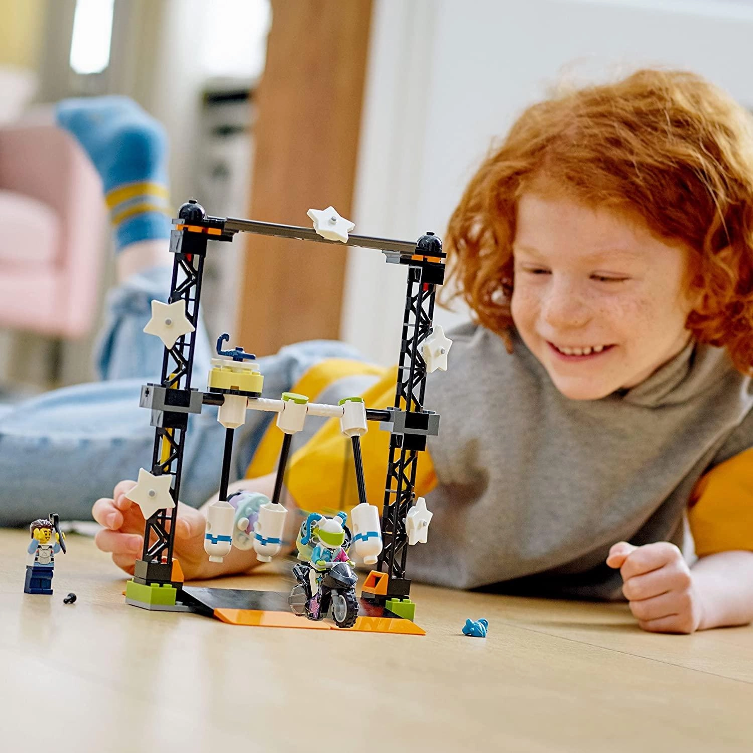 LEGO City Stunz The Knockdown Stunt Challenge Building Kit for Ages 5 