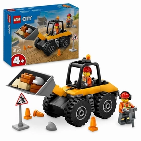 LEGO City Yellow Construction Wheel Loader Vehicle Building Kit For Ages 4 