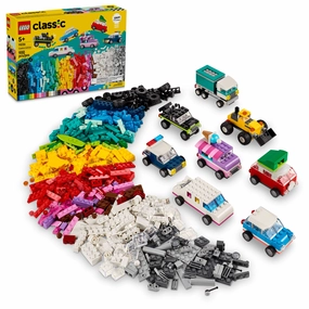 LEGO Classic 900-Piece Creative Vehicles Building Toy 11036